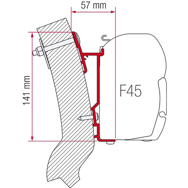 Fiamma Adapter Wingamm Oasi 230 - Letang Auto Electrical Vehicle Parts