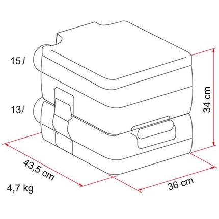 Fiamma Bi-Pot 34 (01354-01) - Letang Auto Electrical Vehicle Parts