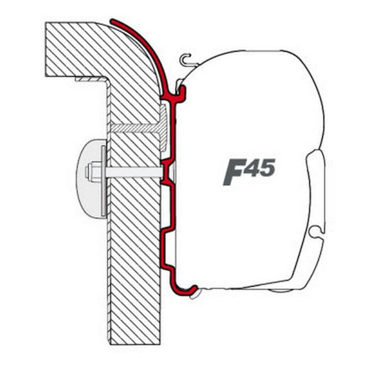 Fiamma Burstner Adapter Bracket F45 450 - Letang Auto Electrical Vehicle Parts