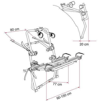 Fiamma Carry-Bike Backpack Pro - Letang Auto Electrical Vehicle Parts