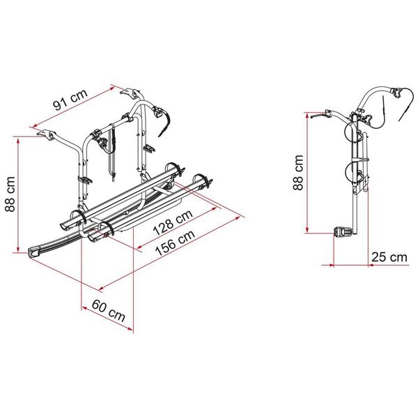 Fiamma CarryBike Ford Custom Deep Black (0209606A) Letang Auto