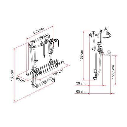 Fiamma Carry-Bike Frame Sprinter E-Bike Aluminium - Letang Auto Electrical Vehicle Parts