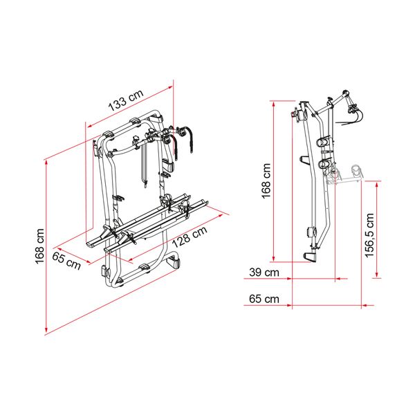 Fiamma Carry-Bike Frame Sprinter E-Bike Aluminium - Letang Auto Electrical Vehicle Parts