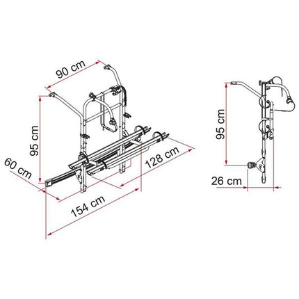 Fiamma Carry-Bike Mercedes V Class Premium (02096-14-) - Letang Auto Electrical Vehicle Parts
