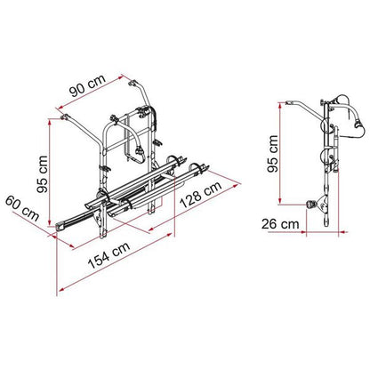 Fiamma Carry-Bike Mercedes V Class Premium (02096-14-) - Letang Auto Electrical Vehicle Parts