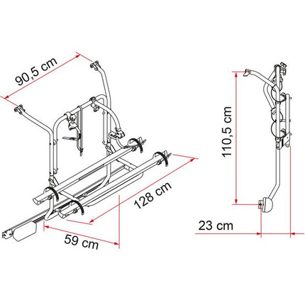 Fiamma Carry-Bike Mercedes Viano - Letang Auto Electrical Vehicle Parts