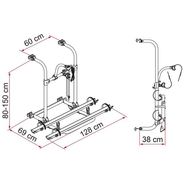 Fiamma Carry-Bike Pro (02096-09-) - Letang Auto Electrical Vehicle Parts