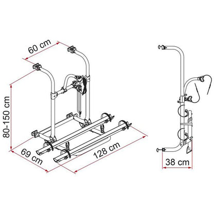 Fiamma Carry-Bike Pro (02096-09-) - Letang Auto Electrical Vehicle Parts