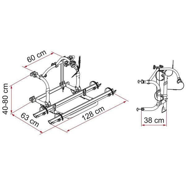 Fiamma Carry-Bike Pro C (02096-10-) - Letang Auto Electrical Vehicle Parts