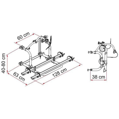 Fiamma Carry-Bike Pro C (02096-10-) - Letang Auto Electrical Vehicle Parts