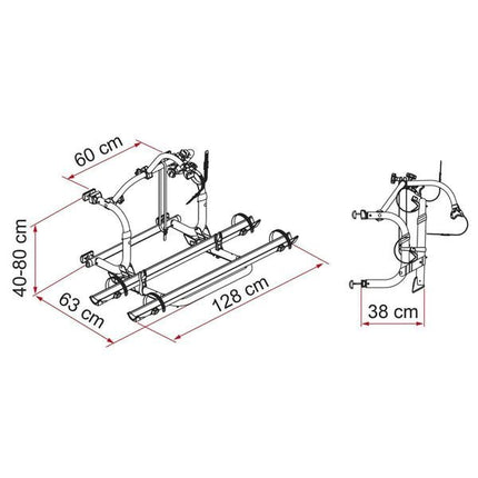 Fiamma Carry-Bike Pro C N (02096-10V) - Letang Auto Electrical Vehicle Parts