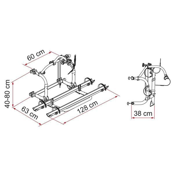 Fiamma Carry-Bike Pro C N (02096-10V) - Letang Auto Electrical Vehicle Parts