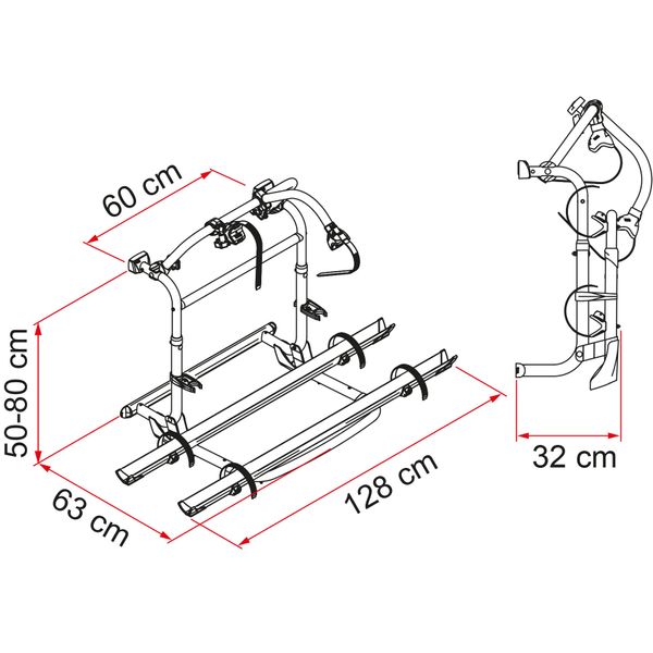 Fiamma Carry-Bike Pro M Black - Letang Auto Electrical Vehicle Parts