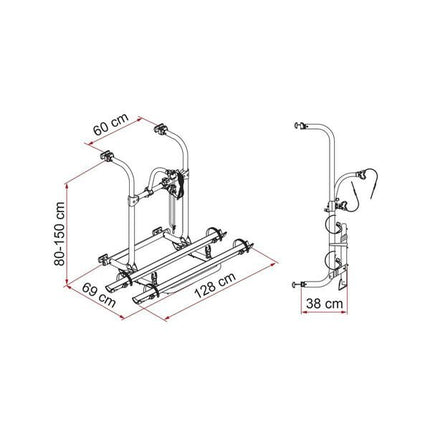 Fiamma Carry-Bike Pro N (02096-09V) - Letang Auto Electrical Vehicle Parts