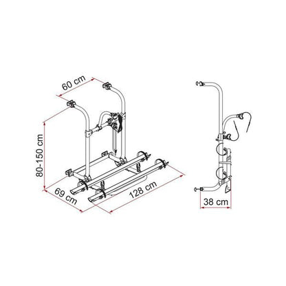 Fiamma Carry-Bike Pro N (02096-09V) - Letang Auto Electrical Vehicle Parts