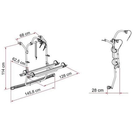 Fiamma Carry-Bike PSA (02096-28-) - Letang Auto Electrical Vehicle Parts