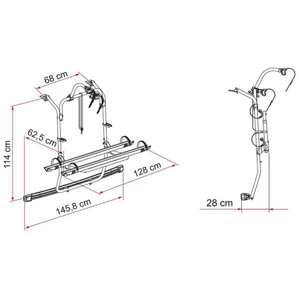 Fiamma Carry-Bike PSA (02096-28-) - Letang Auto Electrical Vehicle Parts