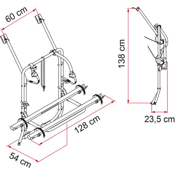 Fiamma Carry-Bike VW T4 - Letang Auto Electrical Vehicle Parts