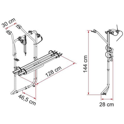 Fiamma Carry-Bike VW T5 D / T6 D (02096-79-) - Letang Auto Electrical Vehicle Parts