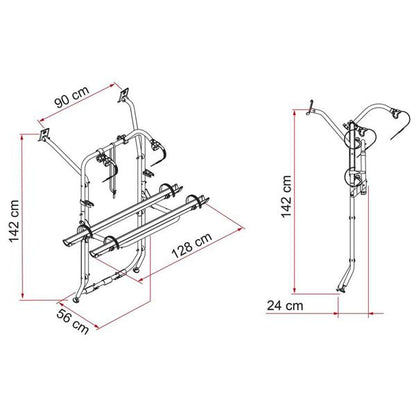 Fiamma Carry-Bike VW T6 Aluminium (02096-20-) - Letang Auto Electrical Vehicle Parts