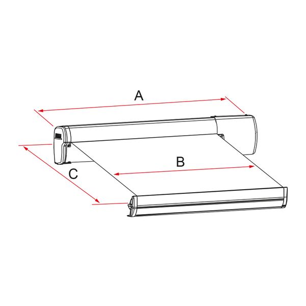 Fiamma F45 Eagle 350 Awning Polar White - Royal Grey - Letang Auto Electrical Vehicle Parts