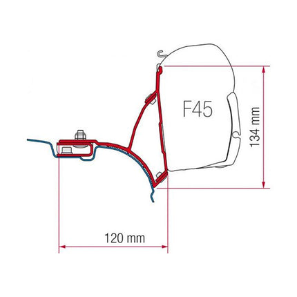 Fiamma F45S Awning, Indel B Fridge, Can Hob/LH Sink & Cold Tap Bundle - Letang Auto Electrical Vehicle Parts