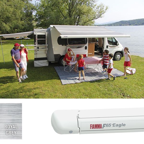 Fiamma F65eagle 400 Awning Polar White - Royal Grey - Letang Auto Electrical Vehicle Parts