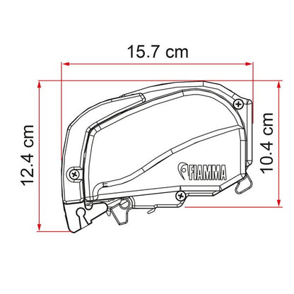 Fiamma F80L 450 Awning Deep Black - Royal Grey - Letang Auto Electrical Vehicle Parts