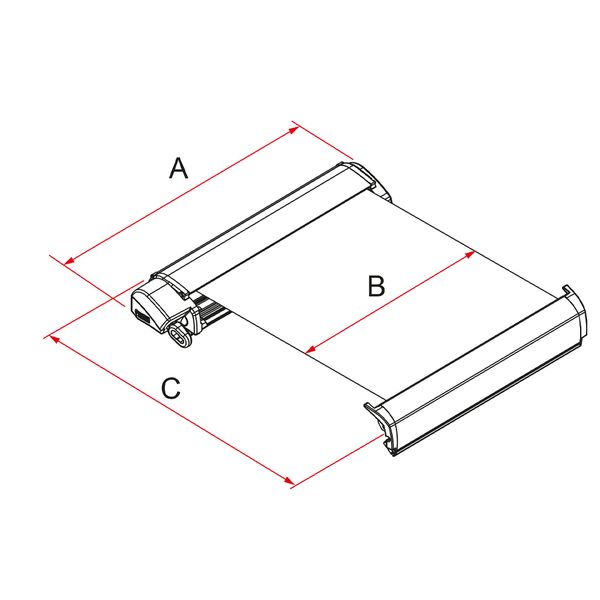 Fiamma F80L 450 Awning Polar White - Royal Grey - Letang Auto Electrical Vehicle Parts