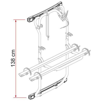 Fiamma Kit Bars DJ Sprinter >06/Crafter >06 <16 Deep Black (08754-02A) - Letang Auto Electrical Vehicle Parts