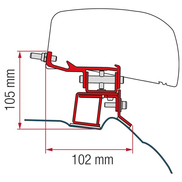 Fiamma Kit F40 Mercedes V Class (98655Z078) - Letang Auto Electrical Vehicle Parts