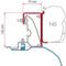 Fiamma Kit for Ducato H2 Roof Rail - Letang Auto Electrical Vehicle Parts