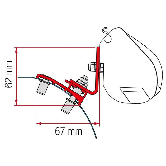 Fiamma Kit for F35 PSA (98655Z095) - Letang Auto Electrical Vehicle Parts