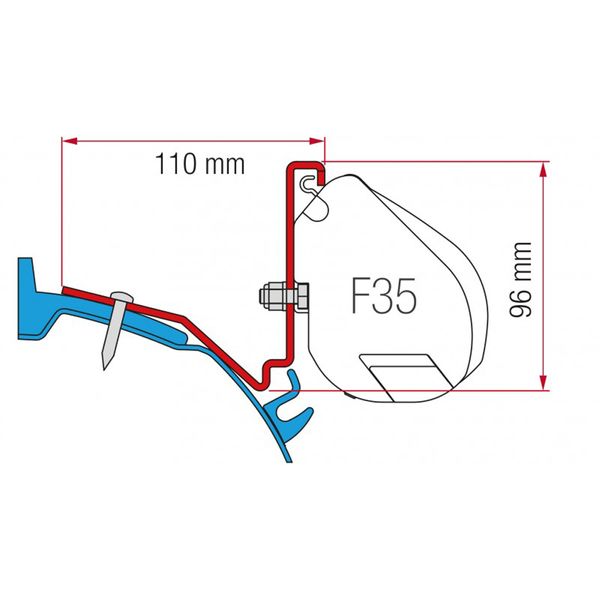 Fiamma Kit for Ford Custom Capland/Capfun - Letang Auto Electrical Vehicle Parts