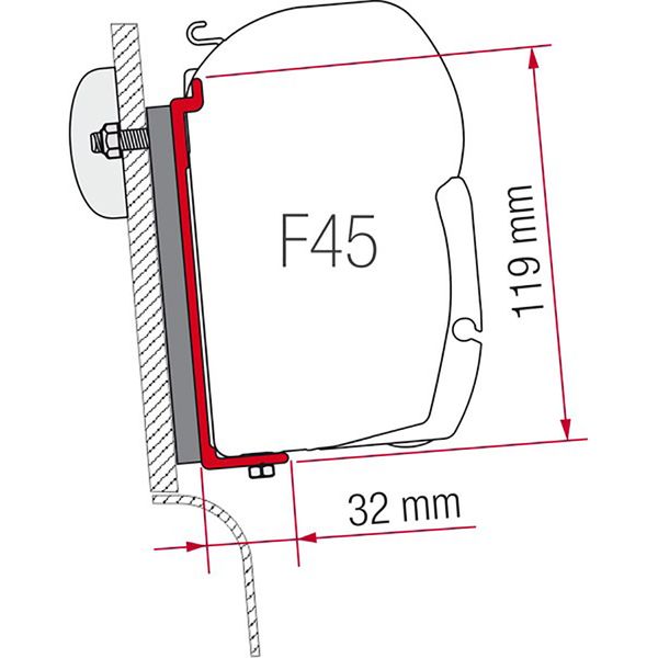 Fiamma Kit for High Roof Adapter Westfalia - Letang Auto Electrical Vehicle Parts