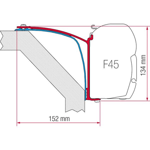 Fiamma Kit for Laika Rexoslne-Ecovip 07 - Letang Auto Electrical Vehicle Parts