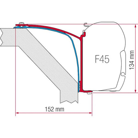 Fiamma Kit for Laika Rexoslne-Ecovip 07 - Letang Auto Electrical Vehicle Parts