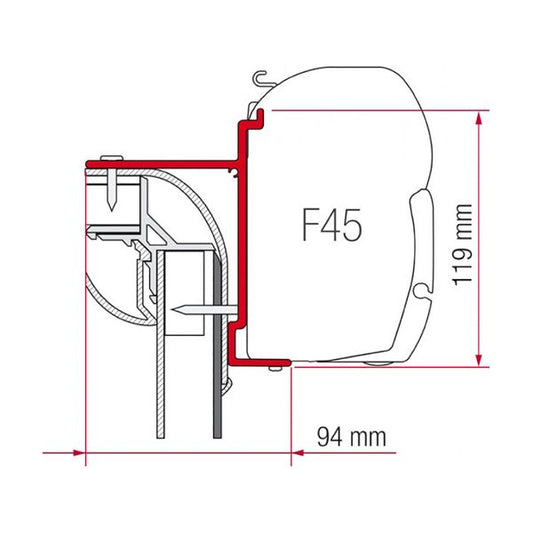 Fiamma Kit for Pilote Explorer - Letang Auto Electrical Vehicle Parts