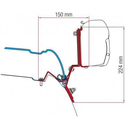 Fiamma Kit for V Marco Polo 2014 - Letang Auto Electrical Vehicle Parts