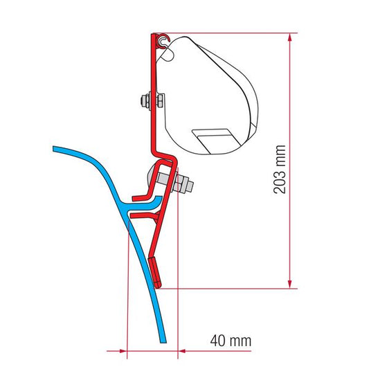 Fiamma Kit for VW T3 Lift Roof - Letang Auto Electrical Vehicle Parts