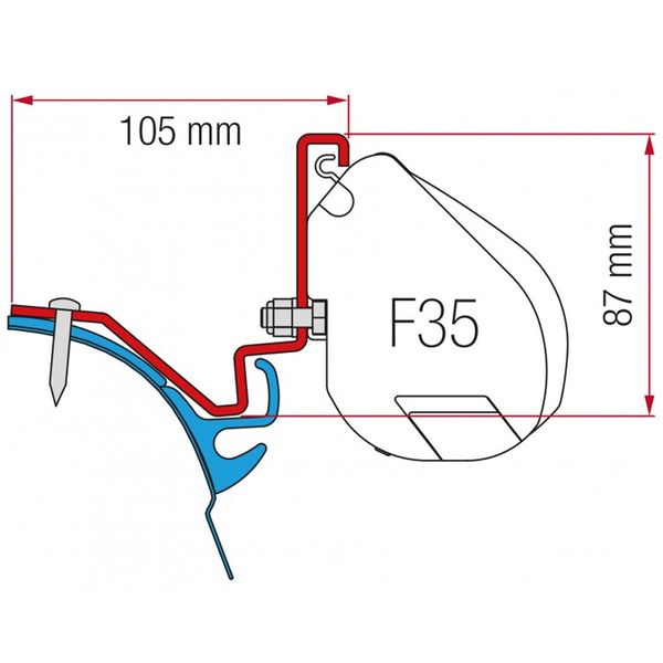 Fiamma Kit for VW T6 Kepler - Letang Auto Electrical Vehicle Parts