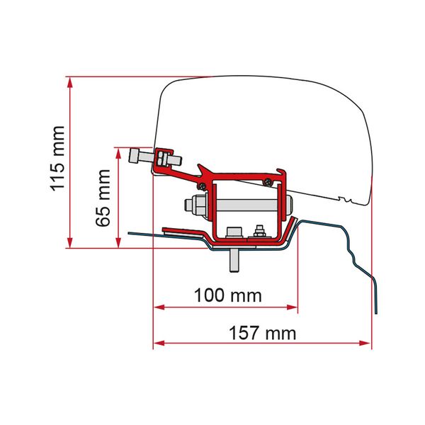 Fiamma Kit Renault Trafic F40 - L1 (Left & Right Hand Drive) (98655Z087) - Letang Auto Electrical Vehicle Parts