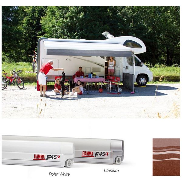 Fiamma Polar White F45L 450 Awning Sahara Fabric - Letang Auto Electrical Vehicle Parts