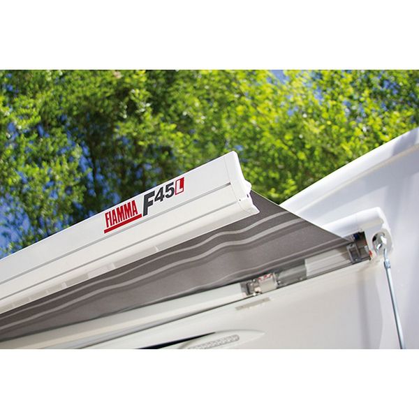 Fiamma Polar White F45L 550 Awning Royal Grey Fabric - Letang Auto Electrical Vehicle Parts