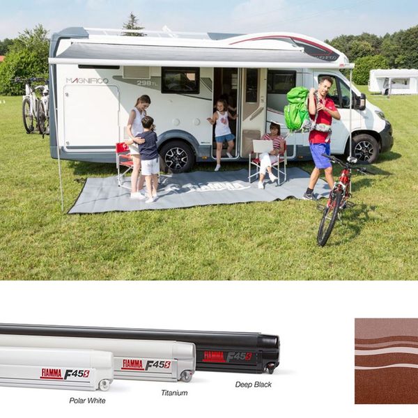 Fiamma Polar White F45S 260 Awning Sahara Fabric - Letang Auto Electrical Vehicle Parts