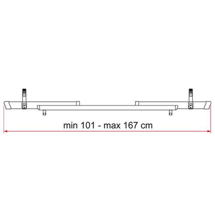 Fiamma Rail Quick C Black - Letang Auto Electrical Vehicle Parts
