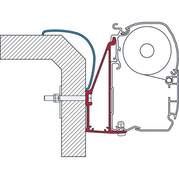 Fiamma Rapido 6 Bracket 3.5m - Letang Auto Electrical Vehicle Parts