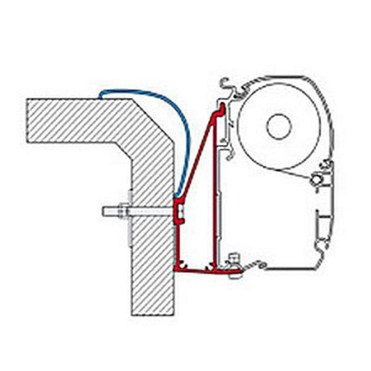 Fiamma Rapido 6 Bracket 4.0m - Letang Auto Electrical Vehicle Parts