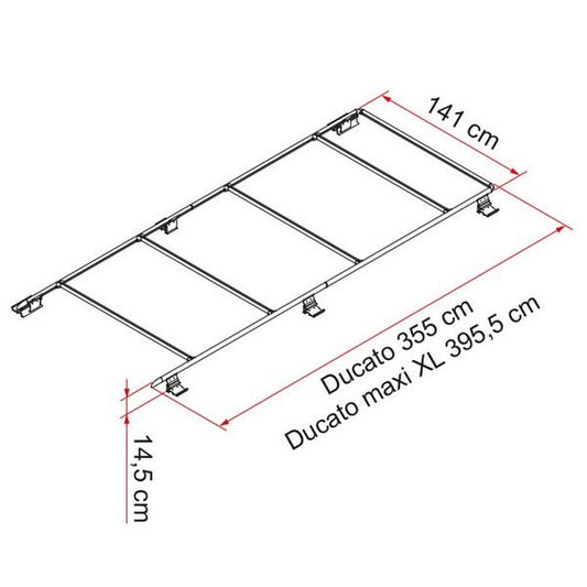 Fiamma Roof Rail Ducato - Letang Auto Electrical Vehicle Parts