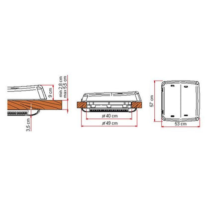 Fiamma Rooflight Vent F Pro - Letang Auto Electrical Vehicle Parts